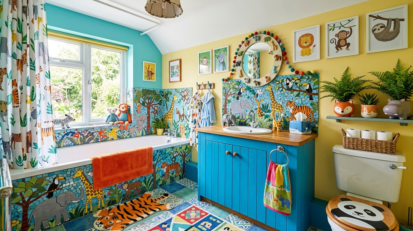 Use durable, wipeable finishes for everyday messes